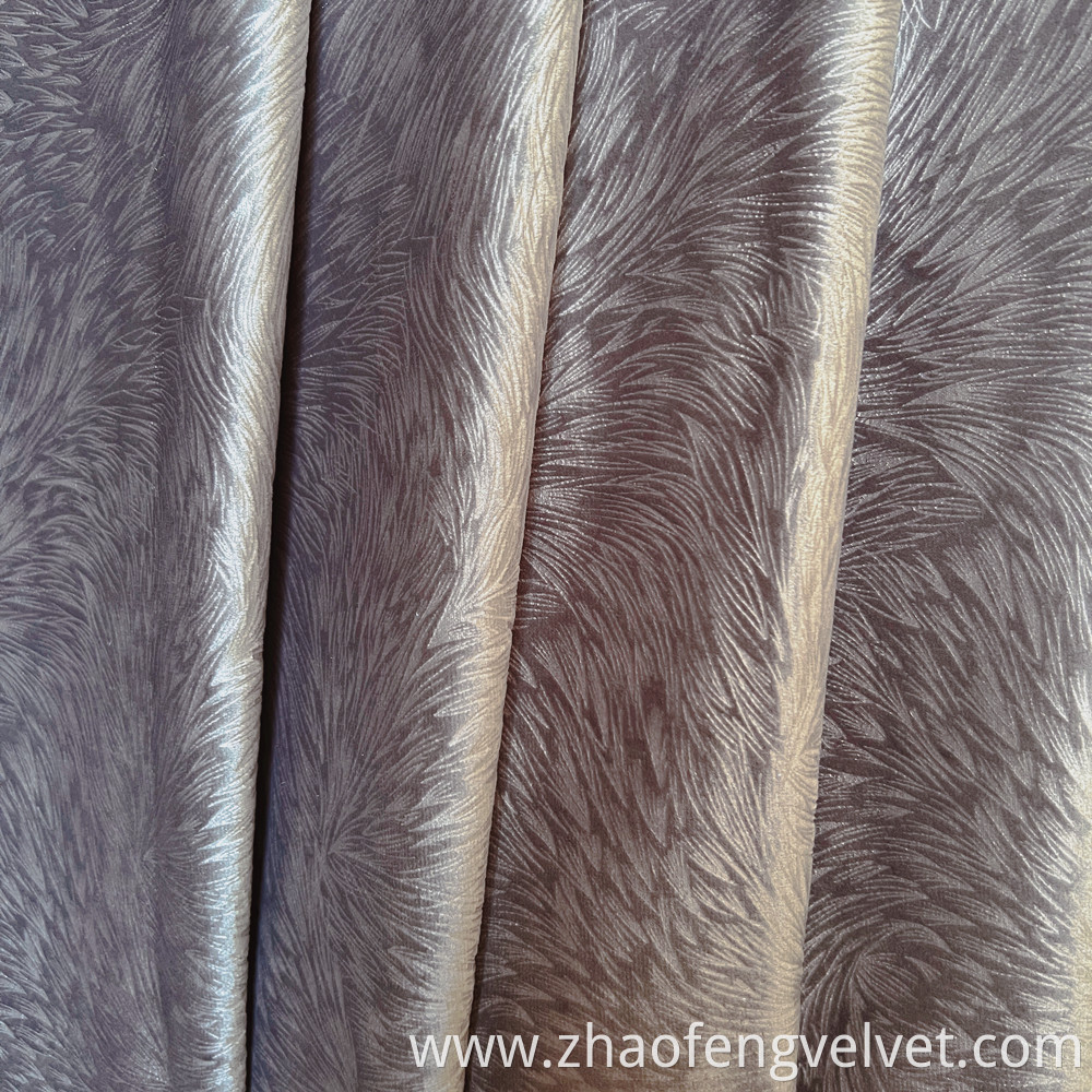 Embossed Glue Fabric Velvet